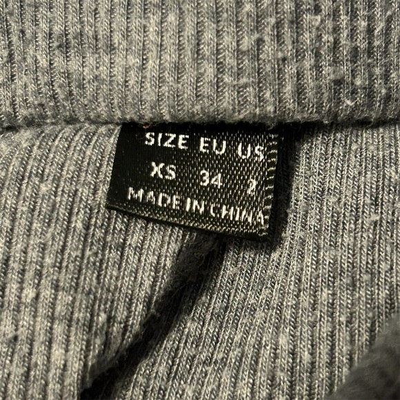 Gray Flare Leggings Pants XS Extra Small Heathered Casual Trendy Comfy - Picture 3 of 3